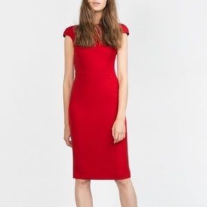 Zara - Basic Collection - Woman’s Sheath Red Dress
